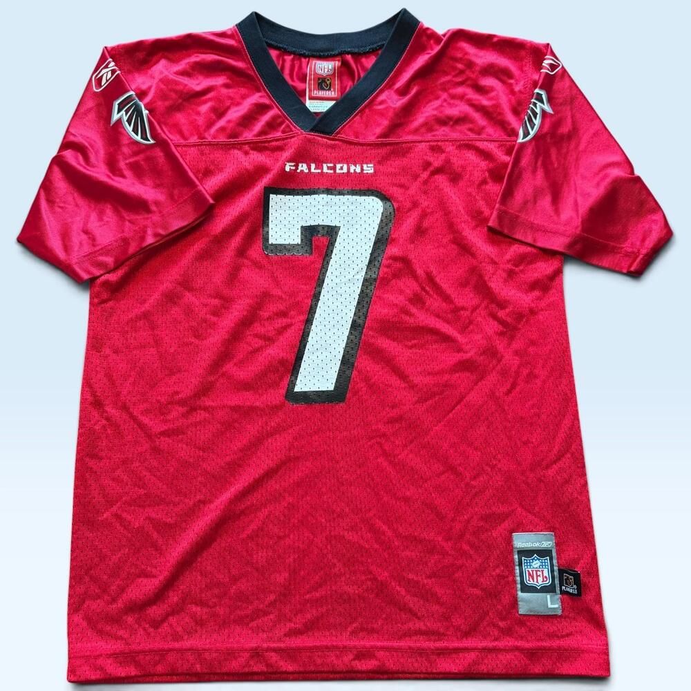Atlanta Falcons Jersey Youth Boys Large Red NFL Football Michael Vick 7 Reebok